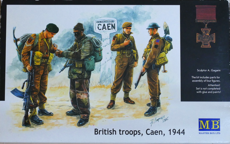 BRITISH TROOPS, CAEN, 1944 MASTER BOX 1/35 MAKING