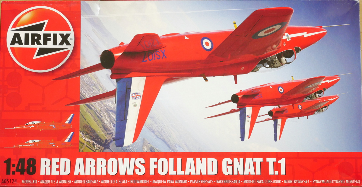 RED ARROWS FOLLAND GNAT T.1 AIRFIX 1/48 MAKING