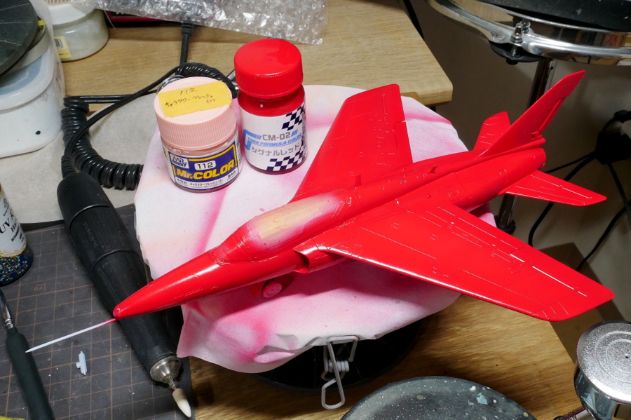 RED ARROWS FOLLAND GNAT T.1 AIRFIX 1/48 PAINTING