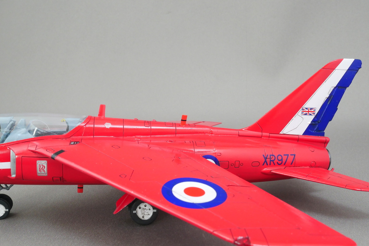 RED ARROWS FOLLAND GNAT T.1 AIRFIX 1/48 FINISHED WORK