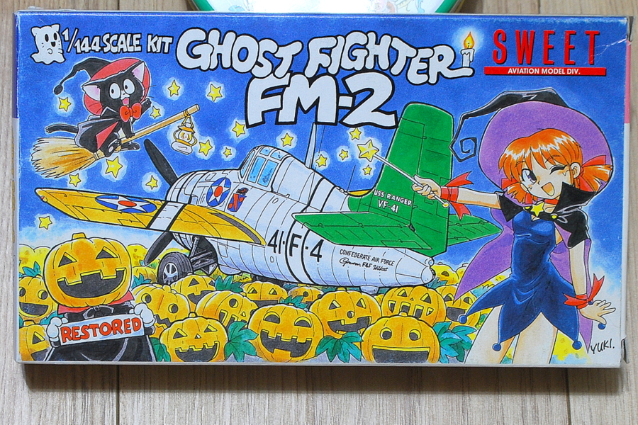 WILDCAT GHOST FIGHTER FM-2 SWEET 1/144 BOX PACKAGE