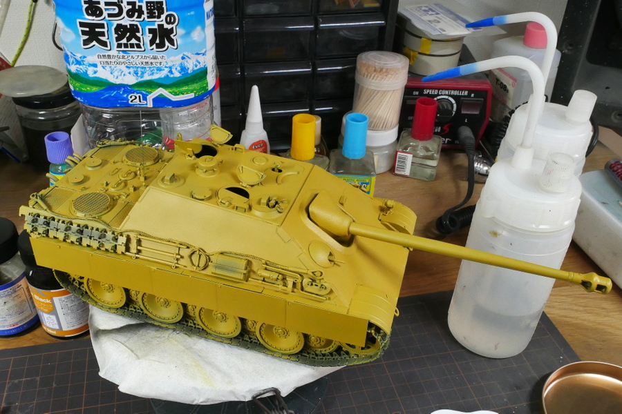 JAGDPANTHER Ausf.G1 Sd.Kfz.173 MENG MODEL 1/35 PAINTING