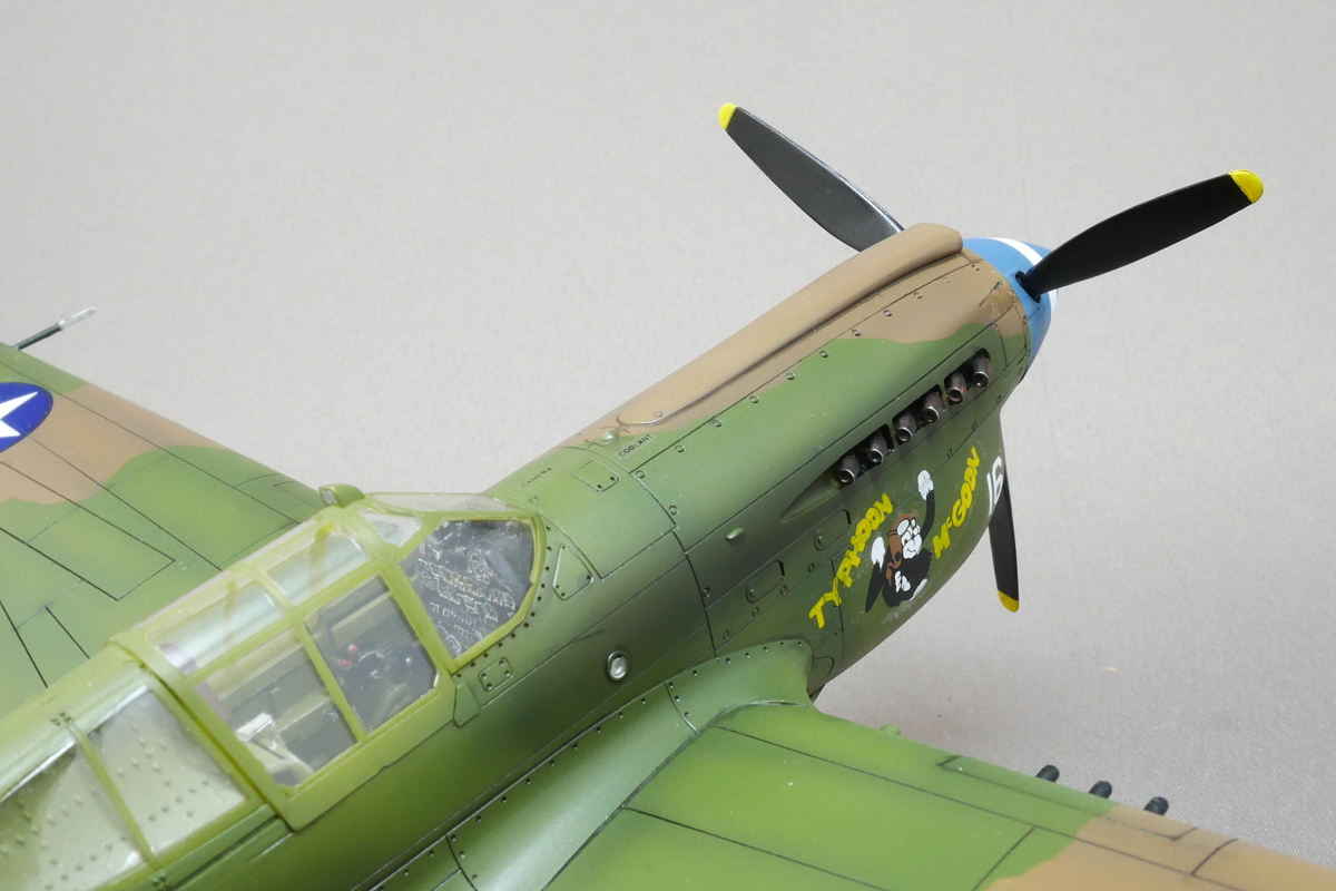 P-40E WARHAWK HASEGAWA 1/48 FINISHED WORK