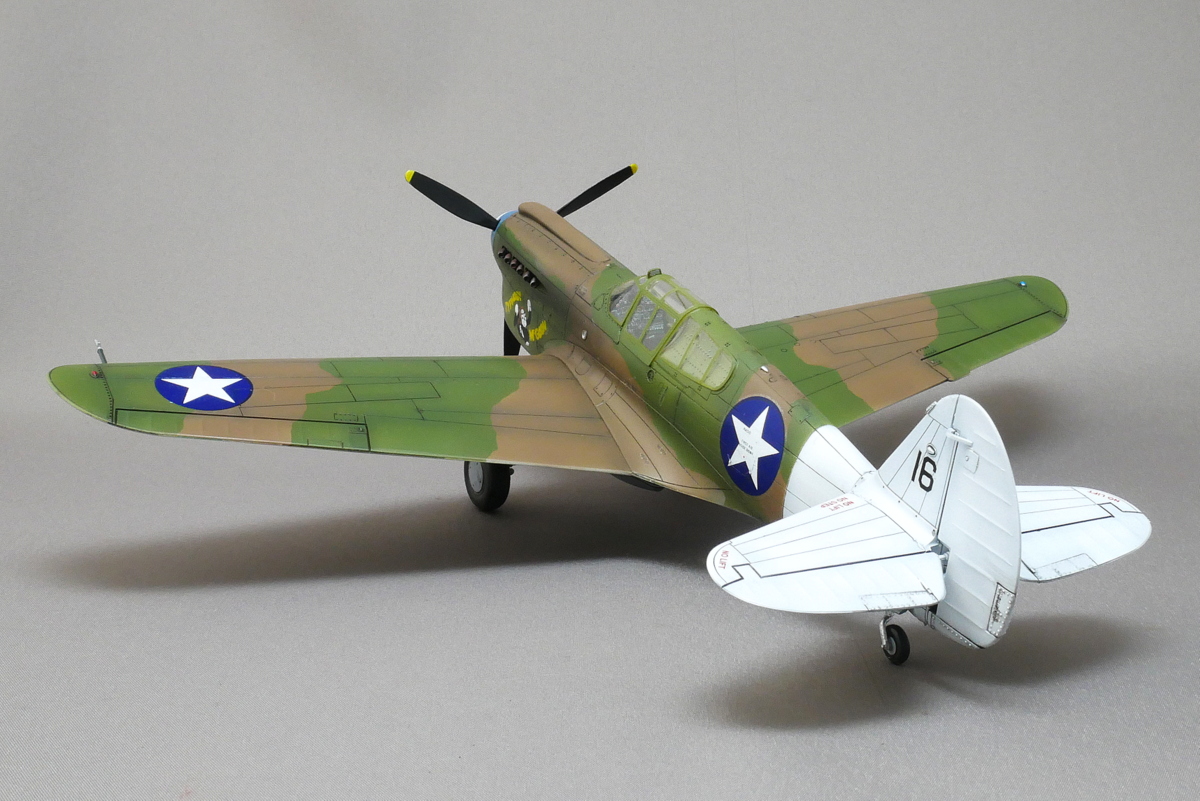 P-40E WARHAWK HASEGAWA 1/48 FINISHED WORK