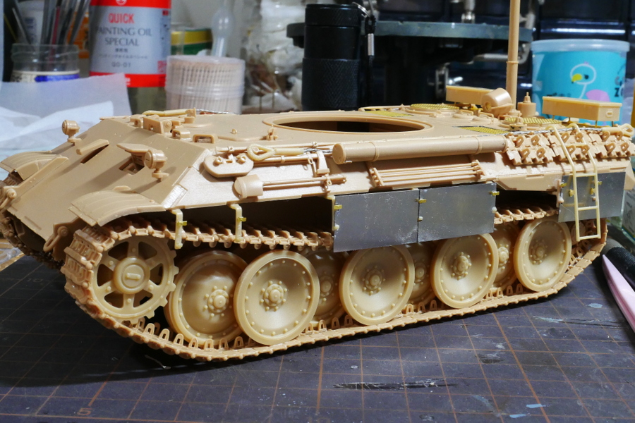 PANTHER Ausf.D Sd.Kfz.171 MENG MODEL 1/35 MAKING