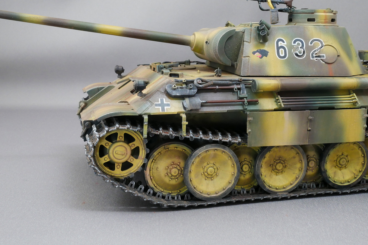 PANTHER Ausf.D Sd.Kfz.171 MENG MODEL 1/35 FINISHED WORK