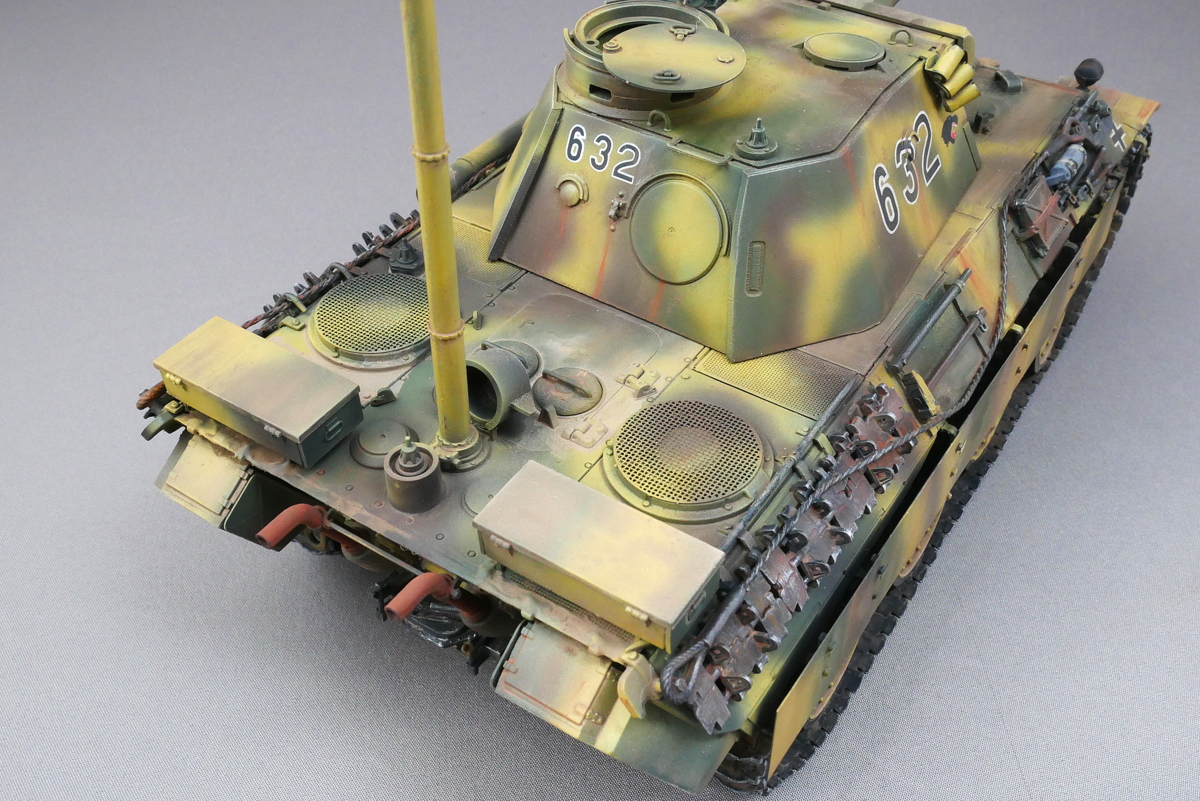 PANTHER Ausf.D Sd.Kfz.171 MENG MODEL 1/35 FINISHED WORK