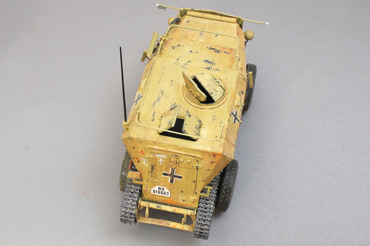 Sd.Kfz.254 TRACKED ARMORED SCOUT CAR HOBBY BOSS 1/35 FINISHED WORK
