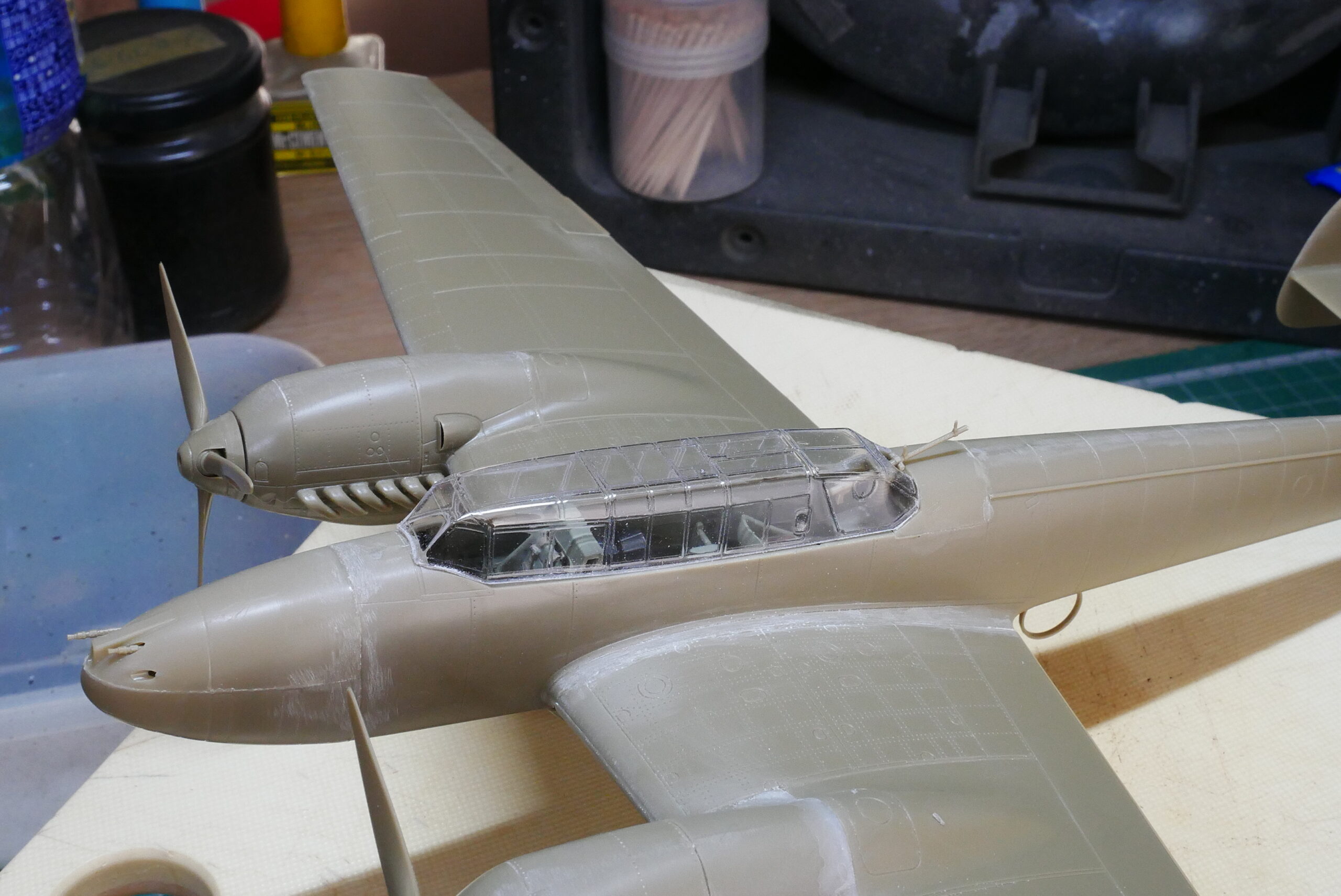 Rob-Taurus 48039 Bf-110E Closed Canopy 1/48