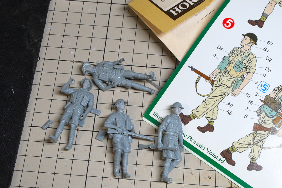 COMMONWEALTH INFANTRY ITALY 1943-44 DRAGON 1/35 MAKING