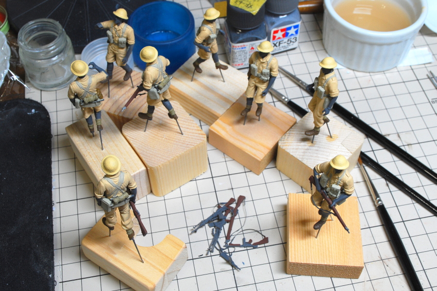 COMMONWEALTH INFANTRY ITALY 1943-44 DRAGON 1/35 PAINTING