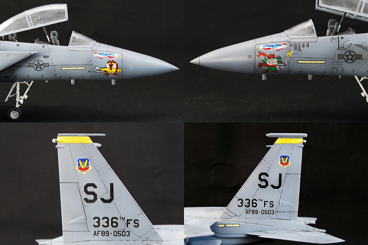 F-15E STRIKE EAGLE HASEGAWA 1/72 FINISHED WORK