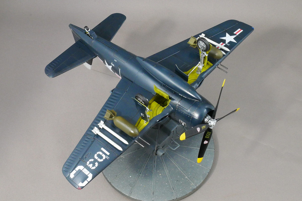 US Navy F8F-2 Bearcat Hobby Boss 1/48 Building, Painting, Plastic Model Making, How to build plastic models