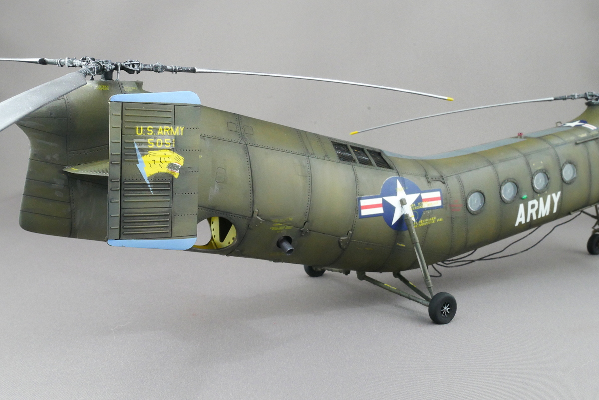 H-21C Shawnee "Flying Banana" Italeri 1/48 finished work Plastic Model Making