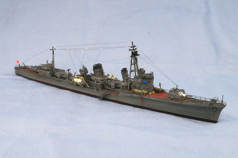 Destroyer Hibiki 1941 Imperial Japanese Navy Yamashita Hobby 1/700 Building, Painting, Plastic Model Making, How to build plastic models