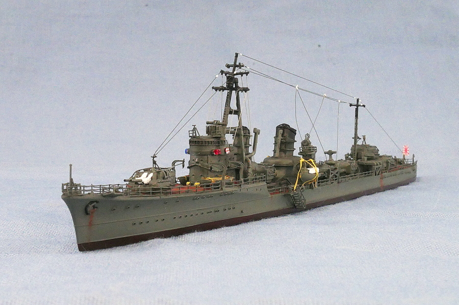 Destroyer Hibiki 1941 Imperial Japanese Navy Yamashita Hobby 1/700 Building, Painting, Plastic Model Making, How to build plastic models