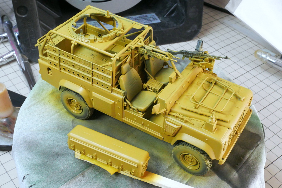 British Army Land Rover WMIK Milan ATGM type Hobby Boss 1/35 Building, Painting, Plastic Model Making, How to build plastic models