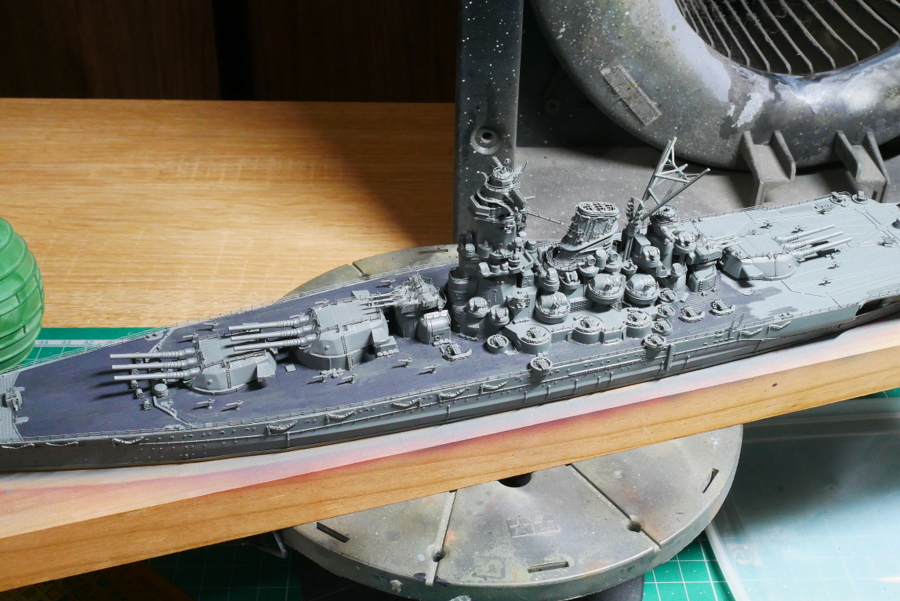 Battleship Musashi Fune-Next Fujimi 1/700 Painting