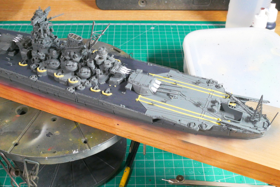 Battleship Musashi Fune-Next Fujimi 1/700 Painting