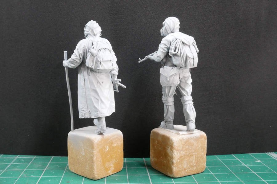 Stalker Post-apocalyptic Soldiers Evolution Miniatures 1/35 Painting
