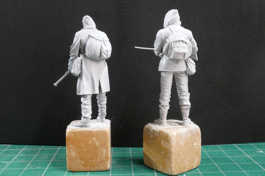Stalker Post-apocalyptic Soldiers Evolution Miniatures 1/35 Painting