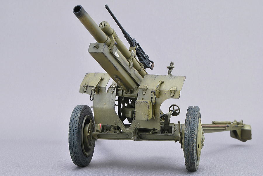 105mm榴弾砲 アメリカ軍 AFVクラブ 1/35 完成写真