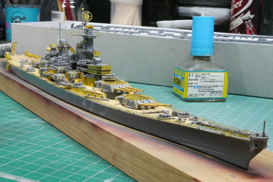 アメリカ海軍 BB-63 戦艦ミズーリ タミヤ 1/700 組立