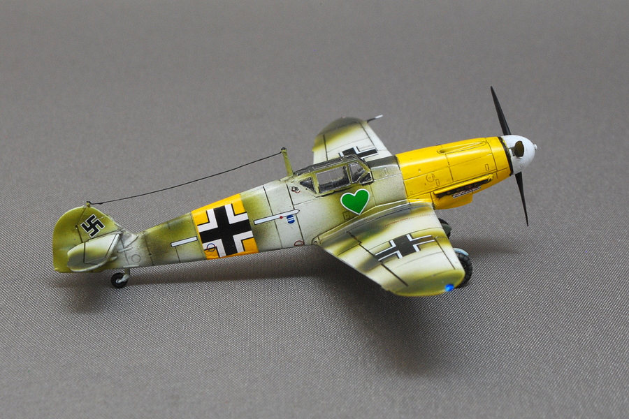 メッサーシュミット Bf109 F-4 冬季迷彩 スウィート 1/144 完成写真
