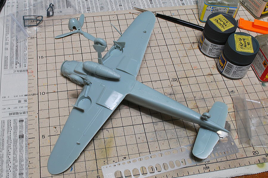 メッサーシュミット Bf-109K-4 アカデミー 1/48 細かいパーツもなるべく組み付け