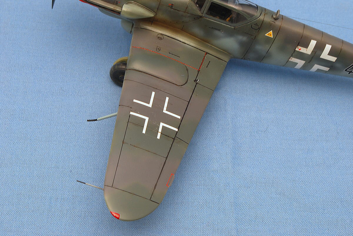 メッサーシュミット Bf-109K-4 アカデミー 1/48 ナビゲーションライト