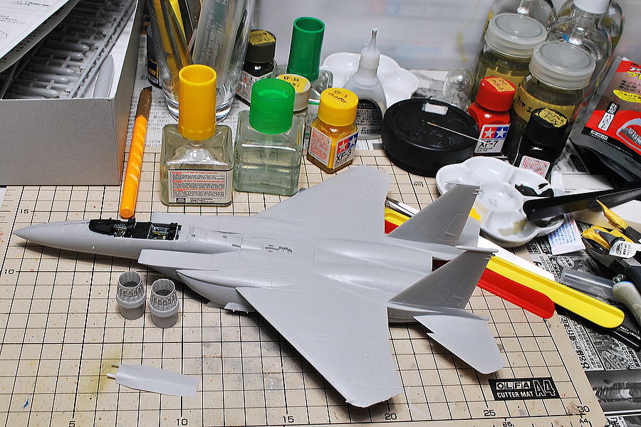 F-15E ストライクイーグル アメリカ空軍戦闘機 ハセガワ 1/72 組立と塗装・製作記・完成写真, プラモデル | 細密桃源郷