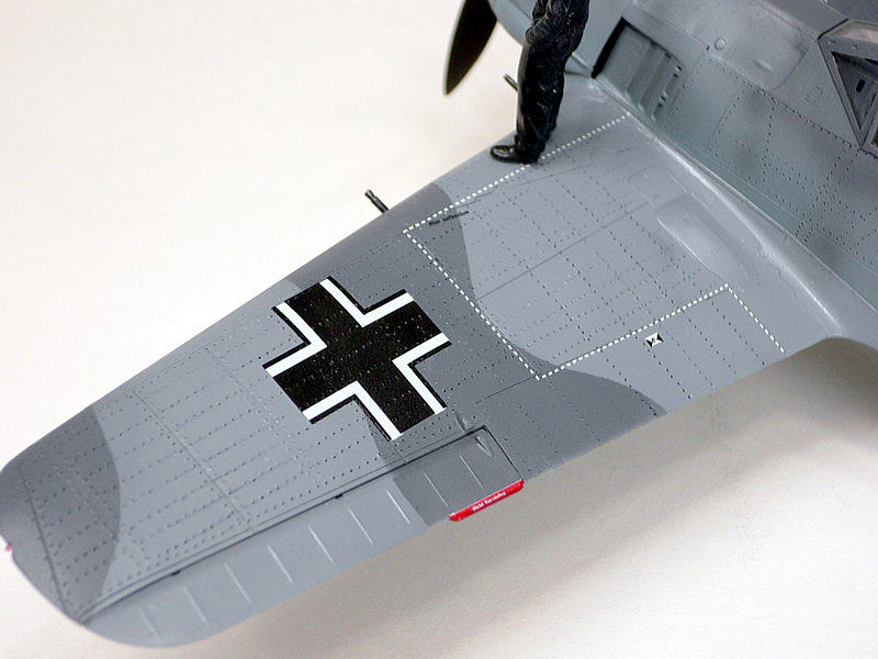 フォッケウルフ Fw190A-3 ハセガワ 完成写真 主翼