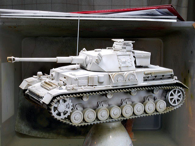 IV号戦車G型 ドラゴン 1/35 塗装 冬季迷彩