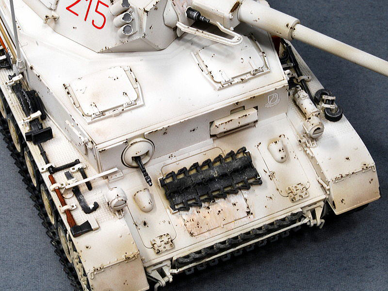 IV号戦車G型 ドラゴン 1/35 完成写真 戦車前部
