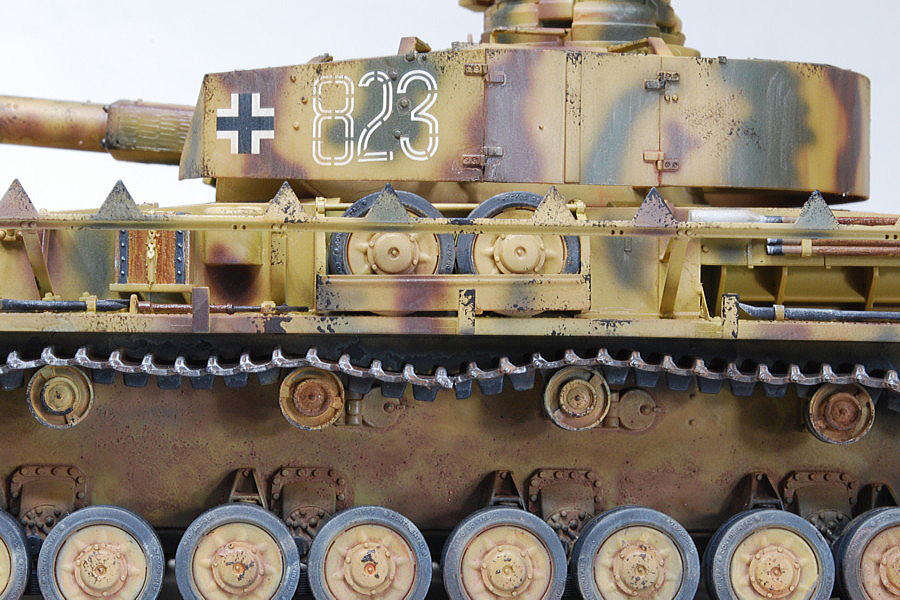 IV号戦車H型 ドラゴン 1/35 完成写真 デカールはカルトグラフ製