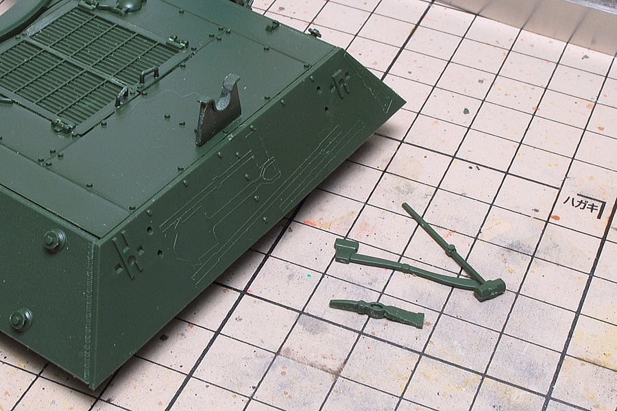 M10 GMC 駆逐戦車 アカデミー 1/35 OVMの取り付けガイド