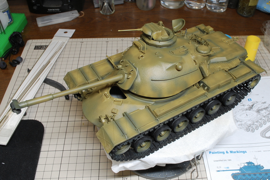 M48A3 Mod.B パットン主力戦車 ドラゴン 1/35 塗装