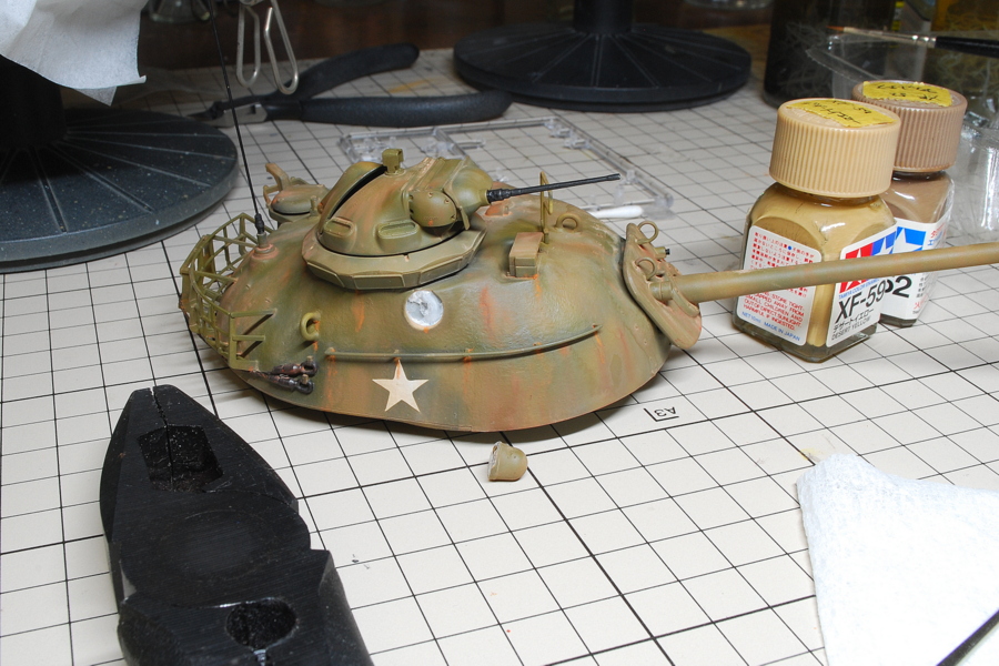 M48A3 Mod.B パットン主力戦車 ドラゴン 1/35 塗装