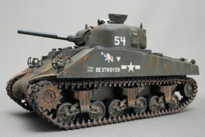 M4A2シャーマン戦車 ドラゴン 1/35 組立と塗装・製作記・完成写真