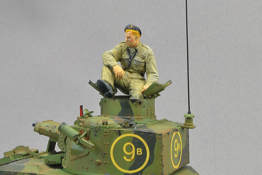 マークVI戦車 バルカンスケールモデルズ 1/35 完成写真 イギリス戦車兵の塗装