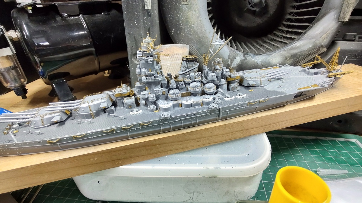 戦艦武蔵 艦NEXTシリーズ フジミ 1/700 組立