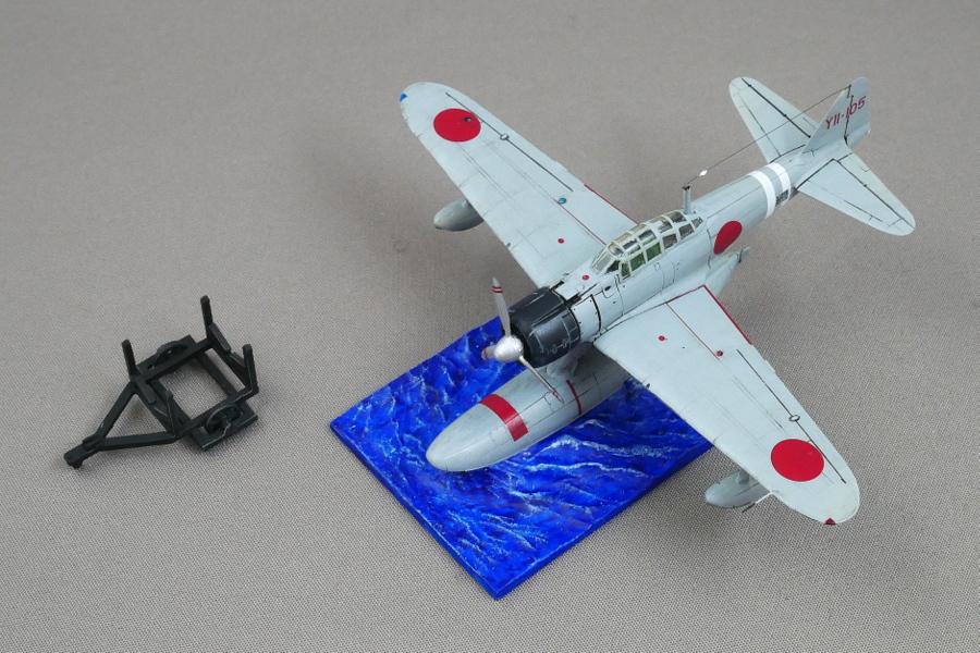 二式水上戦闘機 大日本帝国海軍 スウィート 1/144 完成写真