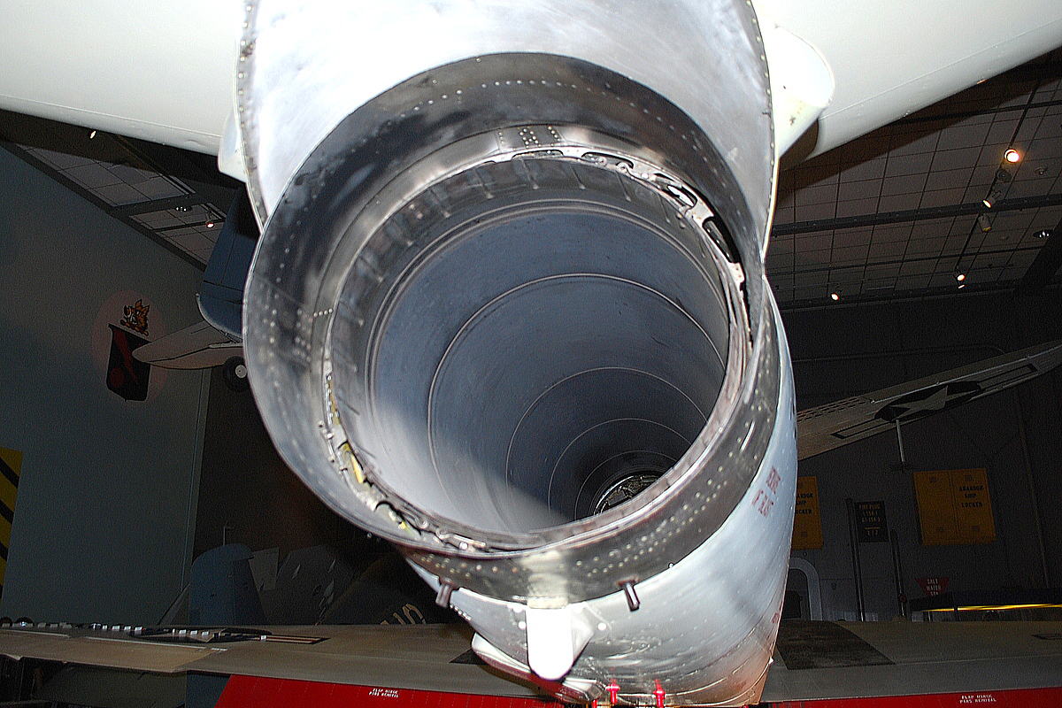 A-4C スカイホークのジェットエンジンノズル