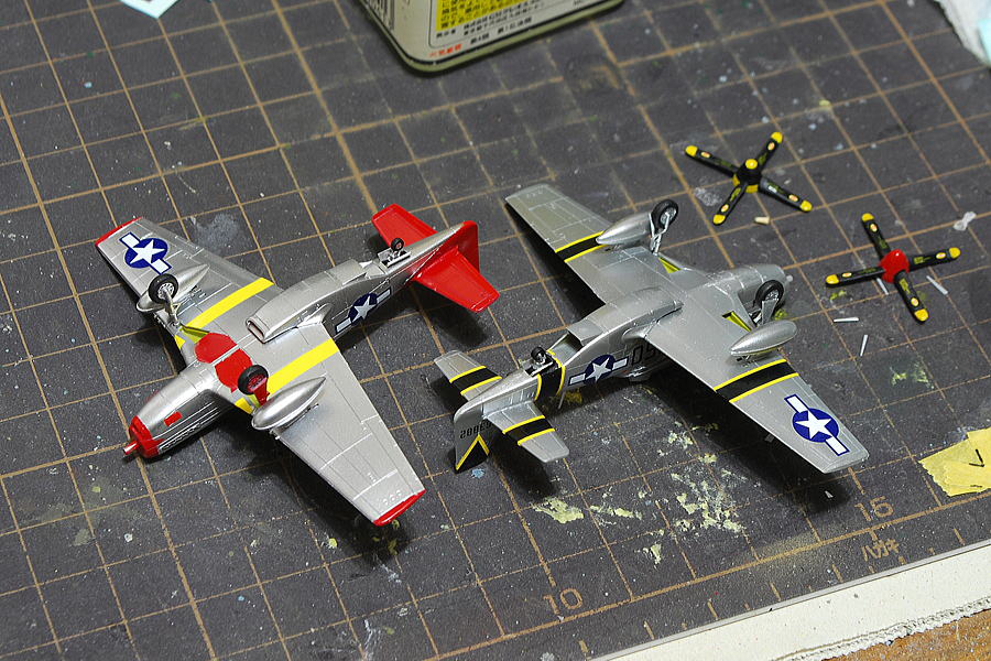 P-51D マスタング アメリカ陸軍航空隊戦闘機 プラッツ 1/144 組立と塗装・製作記・完成写真, プラモデル | 細密桃源郷
