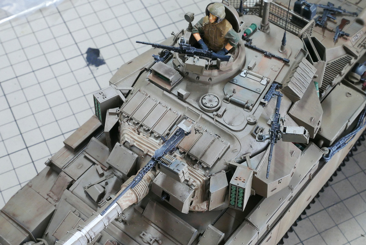 イスラエル国防軍 ショットカルD ダレット 破城槌装備 AFVクラブ 1/35 プラモデル製作手順 組立と塗装 製作記 完成写真