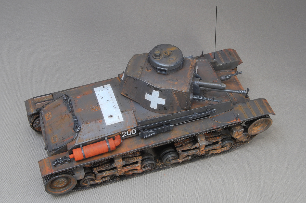 スコダ Pz. Kpfw. 35(t) CMK 1/35 完成写真 第1軽機甲師団の第11戦車連隊