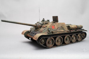 SU-85 駆逐戦車 タミヤ 1/35 組立と塗装・製作記・完成写真