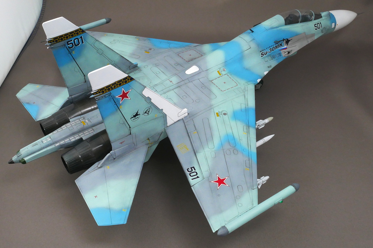 Su-30MK フランカー アカデミー 1/48 組立と塗装・製作記・完成写真
