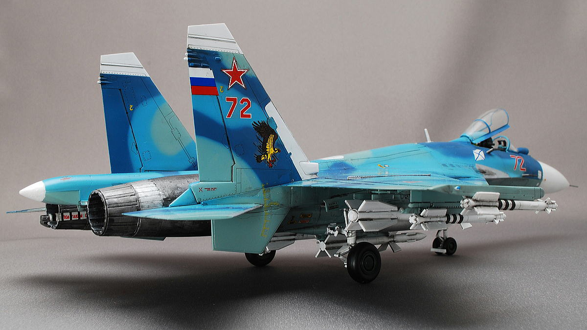Su-33 フランカーD ハセガワ 1/72 完成写真 フル爆装