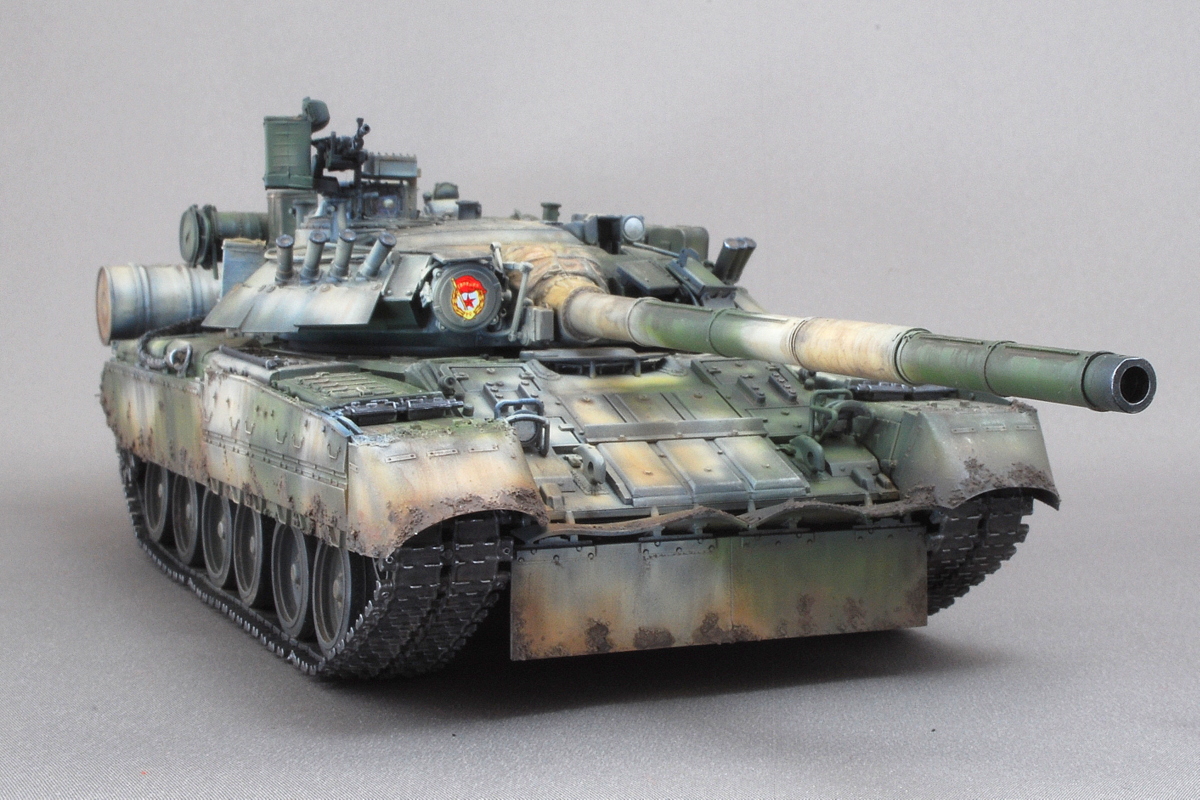 春先取りの Xact 1/35 金属履帯限定モデル その他 ロシア軍 T-80u 模型